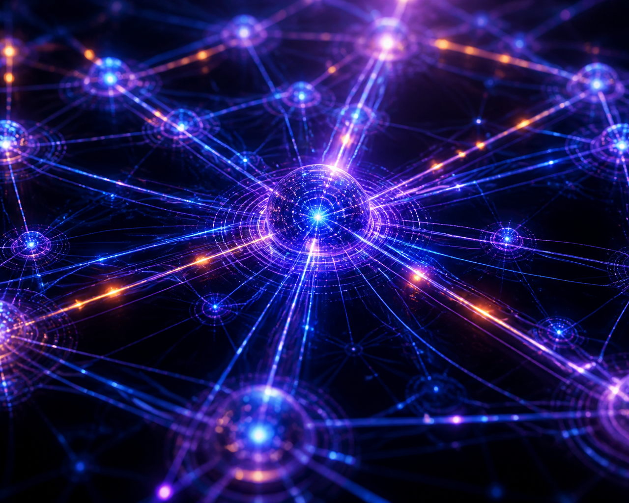 Abstract representation of data flow and AI control